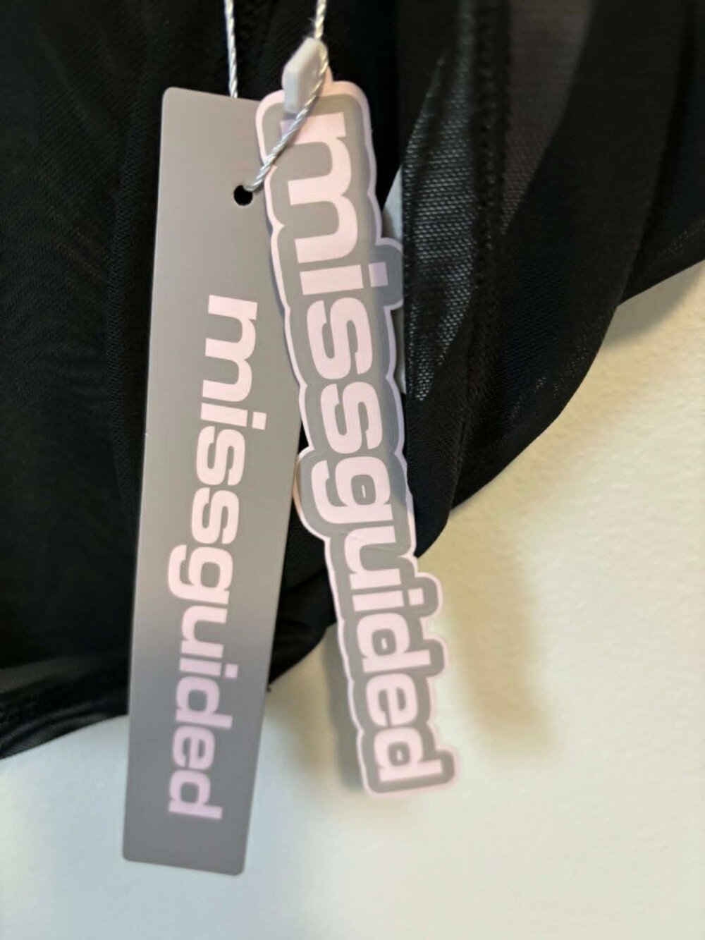 MISSGUIDED Long Sleeve Mesh Top - New - Picture 5 of 7